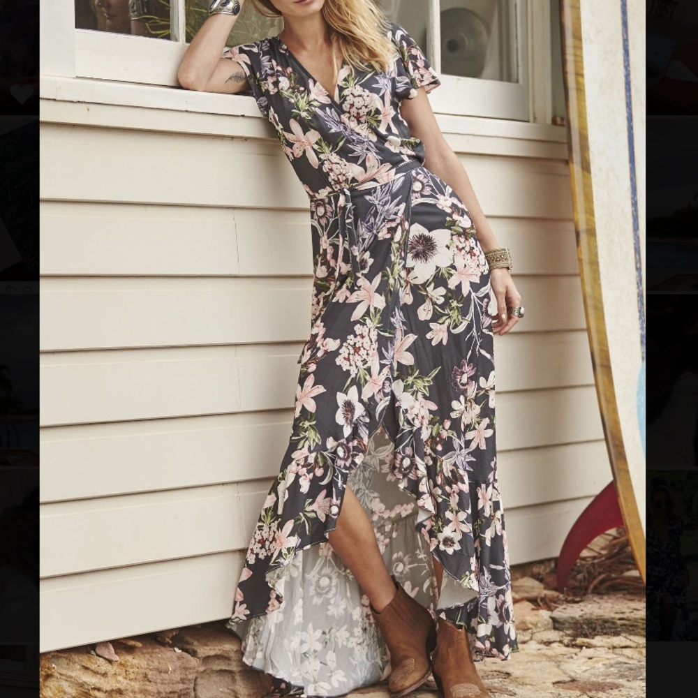 Auguste the Label Moonflower Wrap Dress